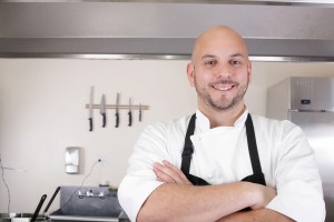 Portrait of a professional chef smiling